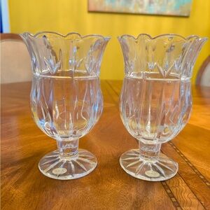 Elegant Clear Glass Vases